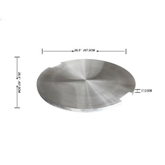 Elementi Round Stainless Steel Cover - Pristine Home & Wellness