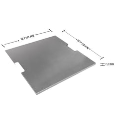 Elementi Manhattan Fire Pit Stainless Steel Cover - Pristine Home & Wellness