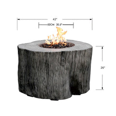 Elementi Warren Fire Pit Table - Propane Fuel - Pristine Home & Wellness