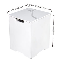 Elementi Plus Square Tank Cover - ONB401 - Pristine Home & Wellness