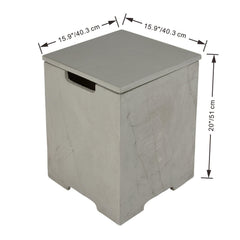 Elementi Plus Square Tank Cover - ONB403 - Pristine Home & Wellness