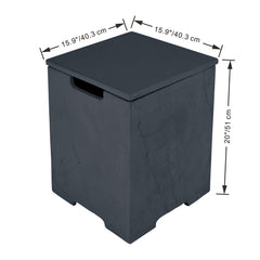 Elementi Plus Square Tank Cover - ONB403 - Pristine Home & Wellness