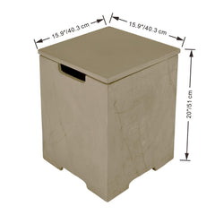 Elementi Plus Square Tank Cover - ONB403 - Pristine Home & Wellness