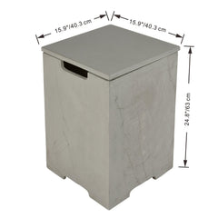 Elementi Plus Square Tank Cover - ONB404 - Pristine Home & Wellness