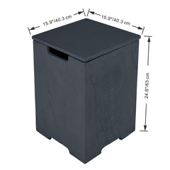 Elementi Plus Square Tank Cover - ONB404 - Pristine Home & Wellness