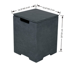 Elementi Plus Square Tank Cover - ONB405 - Pristine Home & Wellness