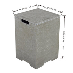 Elementi Plus Square Tank Cover - ONB406 - Pristine Home & Wellness