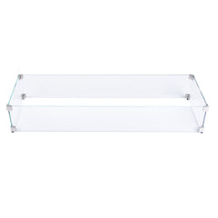 Elementi Plus Rectangular Fire Pit Wind Screen - Pristine Home & Wellness
