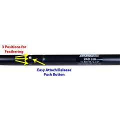 Sea Eagle 4 Part Paddle PADDLEAB40 7'9" - PADDLEAB40 - Pristine Home & Wellness