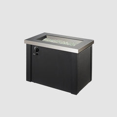 Outdoor Greatroom Company Stainless Steel Providence Rectangular Gas Fire Pit Table - Pristine Home & Wellness