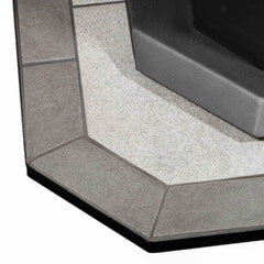 ComfortBilt Flatwall Hearth Pad - Pewter Rock