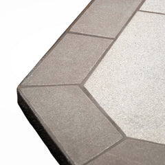 ComfortBilt Flatwall Hearth Pad - Pewter Rock