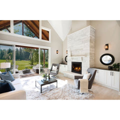 Majestic Quartz 36-inch Platinum Top/Rear Direct Vent Fireplace with Intellifire Touch ignition LP - Pristine Home & Wellness