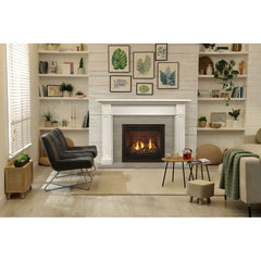 Majestic Quartz 36-inch Platinum Top/Rear Direct Vent Fireplace with Intellifire Touch ignition LP - Pristine Home & Wellness