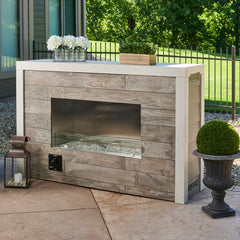 Outdoor Greatroom Company 60-inch Linear Ready-to-Finish Single-Sided Gas Outdoor Fireplace with Direct Spark Ignition - Natural Gas - Pristine Home & Wellness