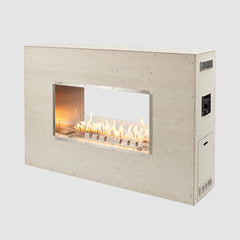 Outdoor Greatroom Company 40-inch Linear Ready-to-Finish See-Through Outdoor Gas Fireplace - Pristine Home & Wellness