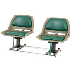 Sea Eagle Tandem Green Locking Swivel Seats with 7" Pedestals - SSFRAME2 - Pristine Home & Wellness