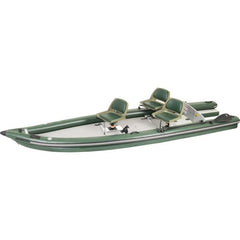 Sea Eagle Tandem Green Locking Swivel Seats with 7" Pedestals - SSFRAME2 - Pristine Home & Wellness