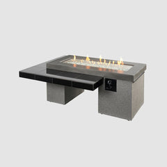 Outdoor Greatroom Company Black Uptown Linear Gas Fire Pit Table - Pristine Home & Wellness