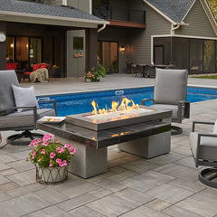 Outdoor Greatroom Company Black Uptown Linear Gas Fire Pit Table - Pristine Home & Wellness