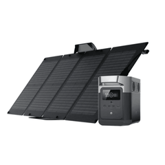 EcoFlow Delta Mini Portable Power Station + Foldable 110W Solar Panel Bundle