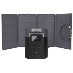 EcoFlow Delta Max 1600 Portable Power Station + Foldable 160W Solar Panel Bundle - Pristine Home & Wellness