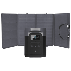 Ecoflow Delta Max 2000 Portable Power Station + Foldable 160W Solar Panel Bundle - Pristine Home & Wellness