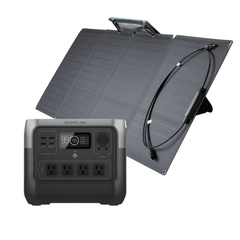 EcoFlow River 2 Pro Portable Power Station + Foldable 110W Solar Panel Bundle