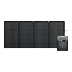 EcoFlow Delta 2 Portable Power Station + Foldable 400W Solar Panel Bundle