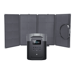 EcoFlow Delta 2 Max Portable Power Station + Foldable 160W Solar Panel Bundle - Pristine Home & Wellness