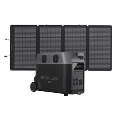 EcoFlow Delta Pro Portable Power Station + Foldable 220W Bifacial Solar Panel Bundle - Pristine Home & Wellness