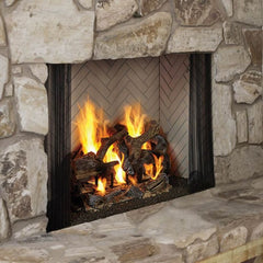 Majestic Ashland 42-inch Radiant Wood Burning Fireplace with Natural Gray Hearth Refractory - Pristine Home & Wellness