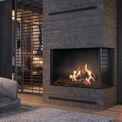 Faber MatriX Firebox, Natural Gas, Right-facing, Two-sided, 33" X 26"