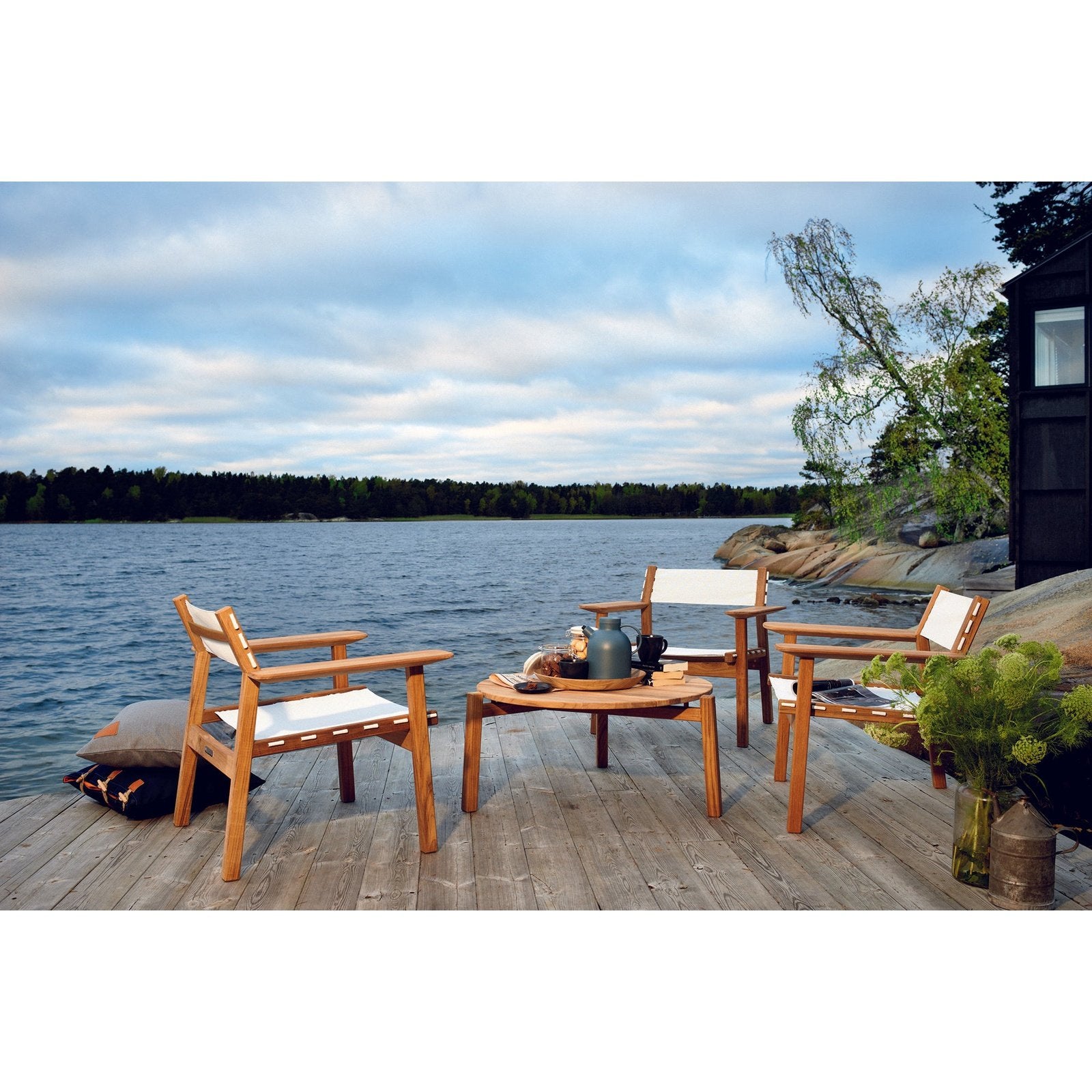 Skargaarden Djurö Lounge Armchair - DJA-T - Pristine Home & Wellness