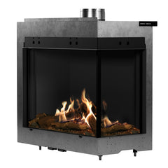 Faber MatriX Firebox, Natural Gas, Right-facing, Two-sided, 33" X 26"