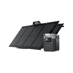 EcoFlow Delta 1000 Portable Power Station + 2 Foldable 110W Solar Panel Bundle