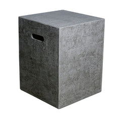 Elementi Light Gray Square Tank Cover - Pristine Home & Wellness