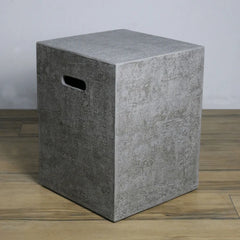 Elementi Light Gray Square Tank Cover - Pristine Home & Wellness