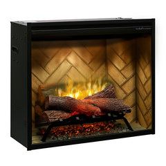 Dimplex Revillusion® 30" Built-In Electric Firebox/Fireplace Insert, Herringbone