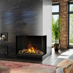 Faber e-MatriX Electric Firebox, Right-facing, Two-sided, 32"X26"