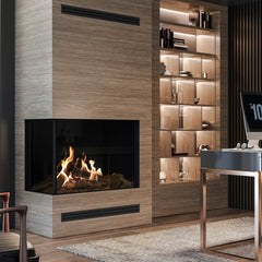 Faber MatriX Firebox, Natural Gas, Left-facing, Two-sided 33" X 26"