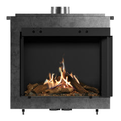 Faber MatriX Firebox, Natural Gas, Right-facing, Two-sided, 33" X 26"
