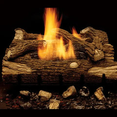 Monessen 24" Mountain Oak 5-piece Multi-Log Set. For use with EYF 24 burner. - Pristine Home & Wellness