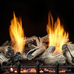 Monessen 24" 6 piece Beachcomber Burncrete refractory log set for Natural Blaze VF 24" burner - Pristine Home & Wellness