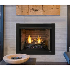 Monessen 42" Attribute Universal Circulating Vent Free Firebox with Radiant Face and Multitonal Gray Reversible Interior Fiber Panels - Pristine Home & Wellness