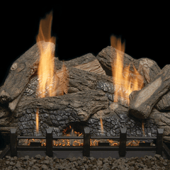 Monessen 30" 7pc Highland Oak Refractory Log Set for Natural Blaze VF 24" Burner - Pristine Home & Wellness