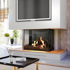 Faber MatriX Firebox, Natural Gas, Three-sided, Bay, 33" X 26"
