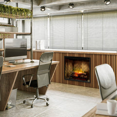 Dimplex Revillusion® 36" Portrait Built-In Firebox, Herringbone