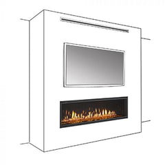 Majestic - Vent trim for Front Discharge Requires PH-FRT Passive Heat Kit -PHTRIM-36C - Pristine Home & Wellness