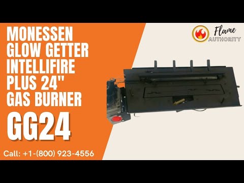 Monessen 24" IntelliFire Plus Glow Getter Burner with Remote Control, 37,000 BTU